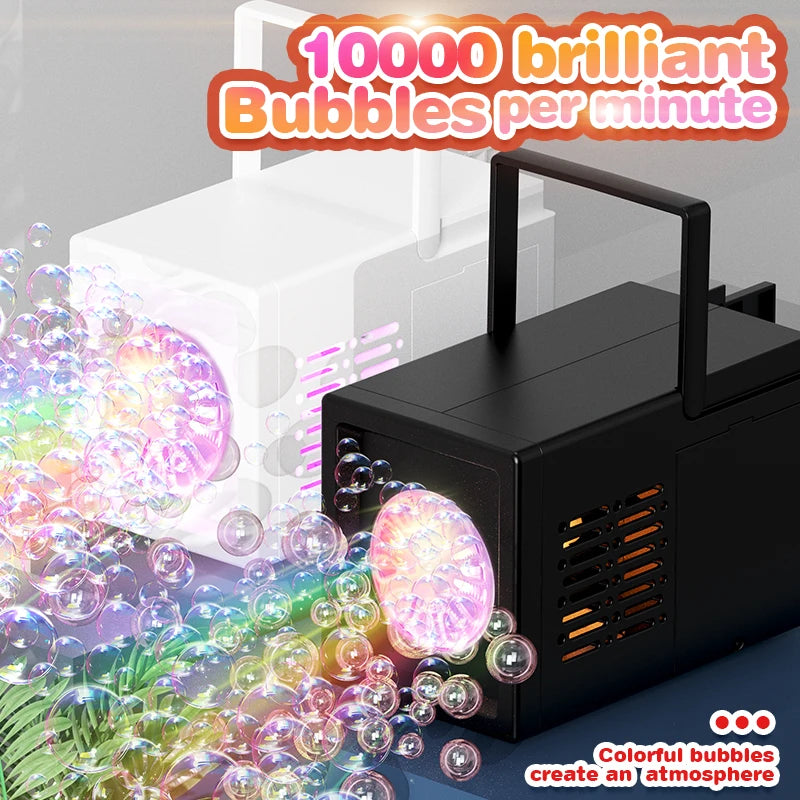 10 hole handheld bubble machine bubble gun Wedding Outdoor children's handheld outdoor toys without battery and bubble water