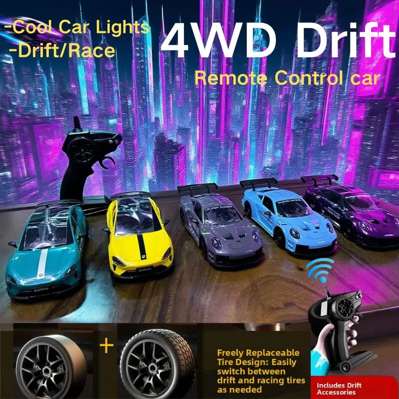 2026 New, Limited Edition Rc Drift GT3 RS 911 mi SU7 1:24 Drift Racing Car, Racing Kids Gift with High Speed Remote Control