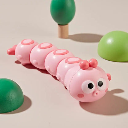 Funny Colorful Animals Worm Reptile Clockwork Crawling Toy Rocky Swing Wind up Toy