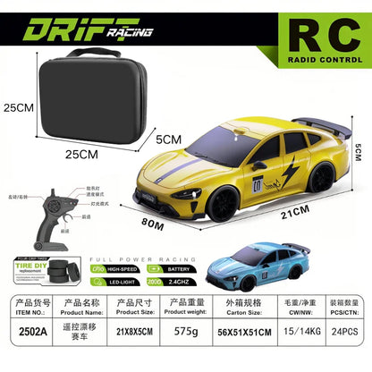 2026 New, Limited Edition Rc Drift GT3 RS 911 mi SU7 1:24 Drift Racing Car, Racing Kids Gift with High Speed Remote Control