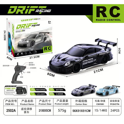 2026 New, Limited Edition Rc Drift GT3 RS 911 mi SU7 1:24 Drift Racing Car, Racing Kids Gift with High Speed Remote Control