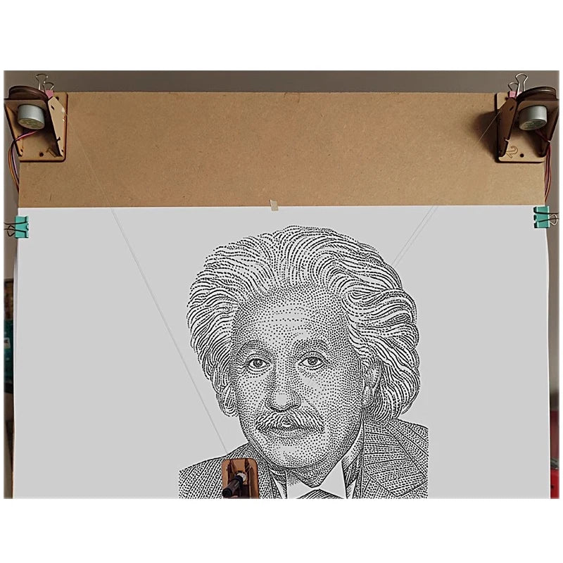 2024 Draw Wall Painting Robot with Cable Plotter Arduino Maker Project Kit Polar Graph with Motor DIY STEM Toy Parts