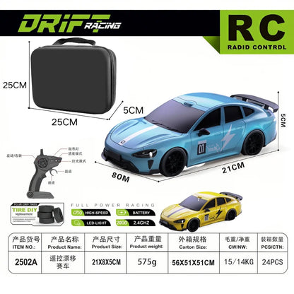 2026 New, Limited Edition Rc Drift GT3 RS 911 mi SU7 1:24 Drift Racing Car, Racing Kids Gift with High Speed Remote Control