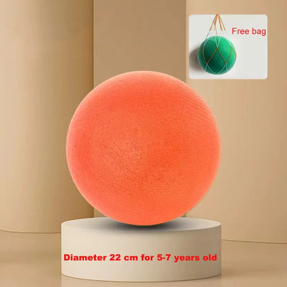 Diameter 24/22/18cm Silent High Density Foam Sports Ball Indoor Mute Basketball Soft Elastic Ball Children Sports Toy Games