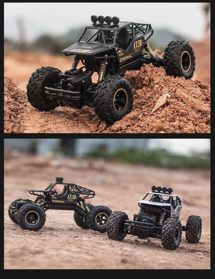 Oike RC Car Remote Control Climbing Vehicle Outdoor All Terrain Off-road Trucks 4WD Racing Drift Cars Toy Gift for Kids Adults