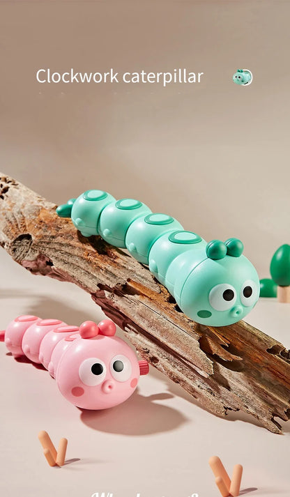 Funny Colorful Animals Worm Reptile Clockwork Crawling Toy Rocky Swing Wind up Toy