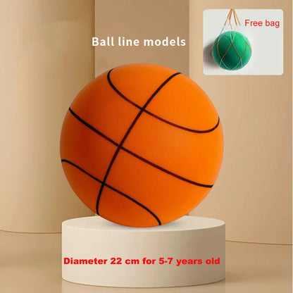 Diameter 24/22/18cm Silent High Density Foam Sports Ball Indoor Mute Basketball Soft Elastic Ball Children Sports Toy Games