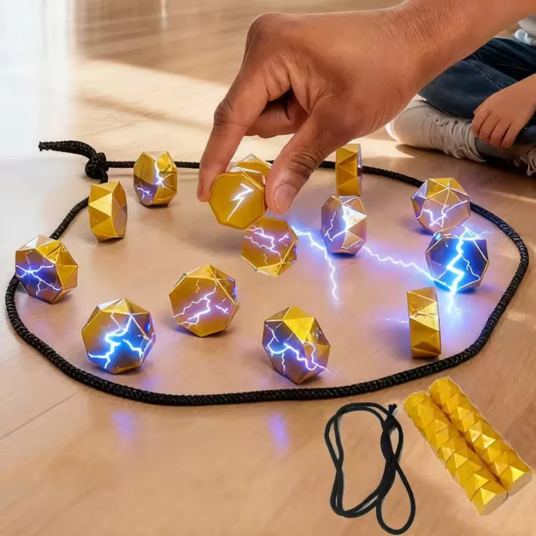 Party Game Magnetic Stone Game Interactive Magnetic Board Strategy Game, Suitable for Families, Children, and Adults High Quality, the Longest Side Is 2.5/ 3.5cm (Version Upgrade, the Outer Packaging Comes in 2 Random Styles)