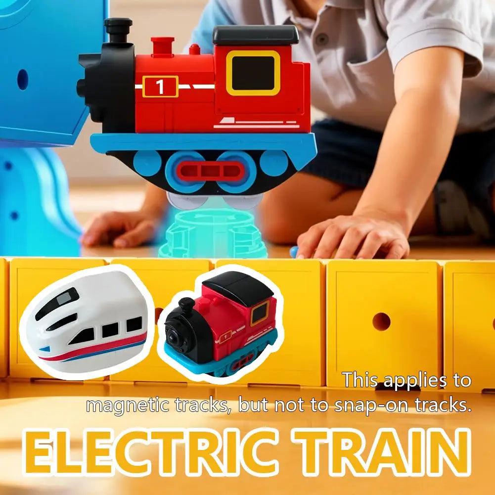 1pcs Magnetic Magical Track Car Toys Magnetic Children'S Puzzle Toy For Diy Track Rails Toys