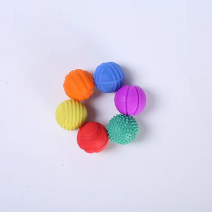 Sensory Toys Magnetic Sensory Balls Silicone Textured Stress Relief Toy Magnetic Elastic Silicone Balls