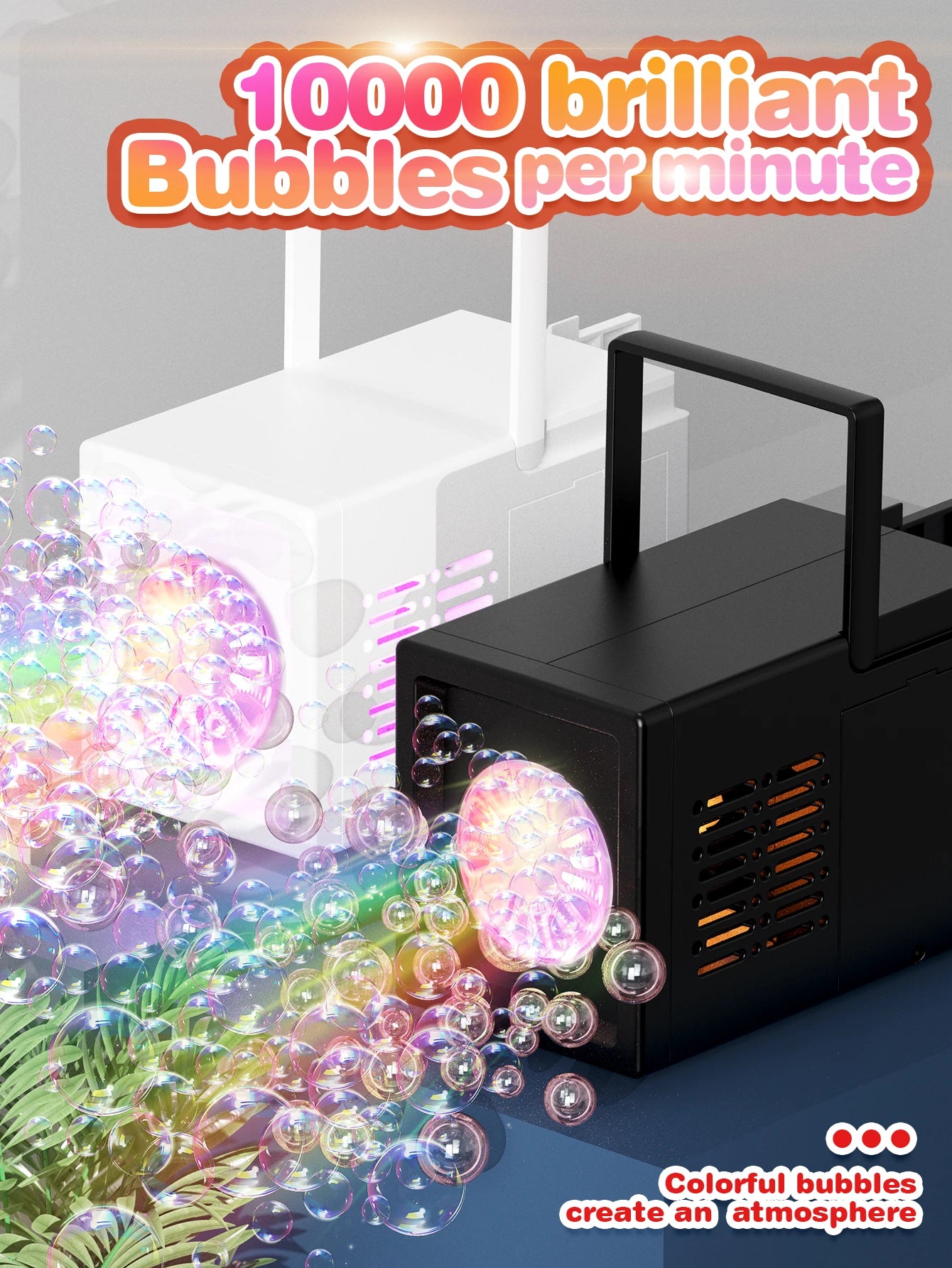 10 hole handheld bubble machine bubble gun Wedding Outdoor children's handheld outdoor toys without battery and bubble water