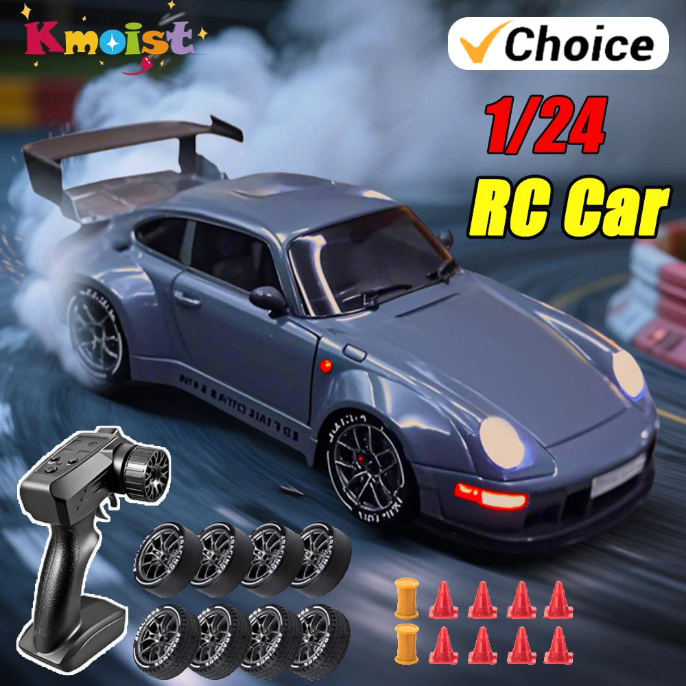 RC Car Remote Control Drift Cars Full Size Mini Racing Kids Toy 2.4G Radio High Speed Model Vehicle Toys for Boys Children Gifts