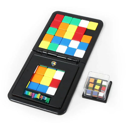 1 Set of parent-child color competition games, square tabletop puzzles, learning and educational toys, stress resistance, boys a