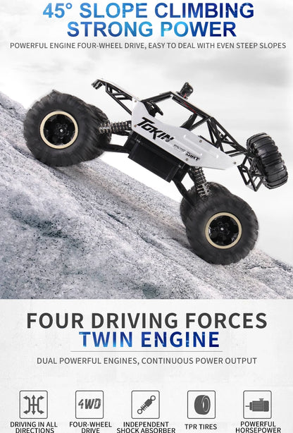 Oike RC Car Remote Control Climbing Vehicle Outdoor All Terrain Off-road Trucks 4WD Racing Drift Cars Toy Gift for Kids Adults