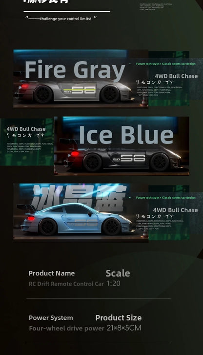 2026 New, Limited Edition Rc Drift GT3 RS 911 mi SU7 1:24 Drift Racing Car, Racing Kids Gift with High Speed Remote Control